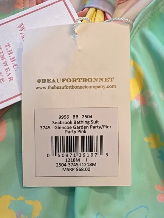 TBBC Seabrook Pastel Floral One-Piece Swimsuit - Picture 3 of 4